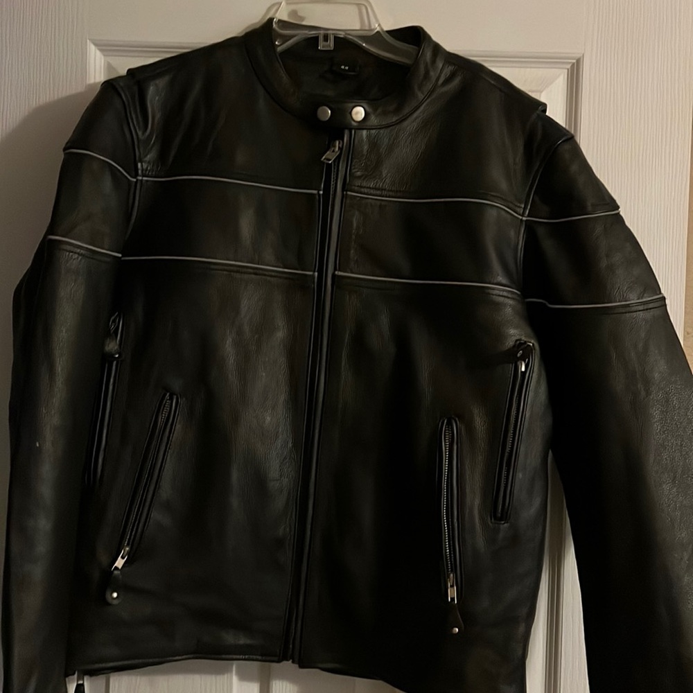 Hot Leathers Men’s Motorcycle Jacket.